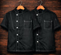 Lot de 2 Vestes de Cuisine Professionnelles Denim Noir - Mesh Respirant