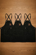 Lot 3 Tabliers Chef Cuir & Rivets – Cuisine Pro