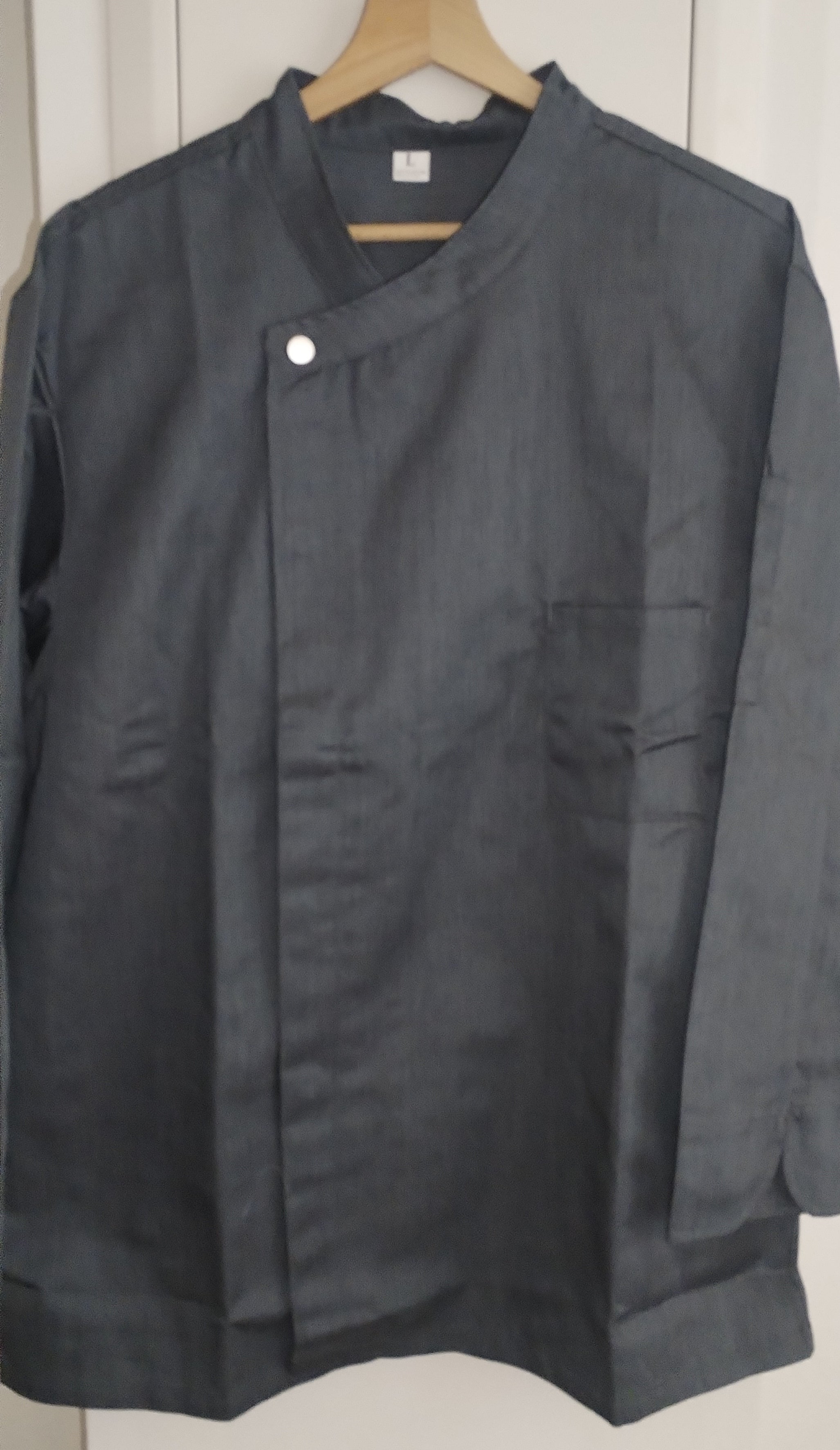 Lot de 2 Vestes de Cuisine Professionnelles Denim Gris Anthracite
