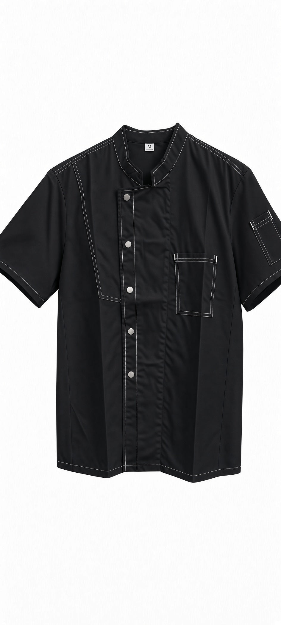 Lot 2 Vestes de cuisine professionnelle Noir Mesh – Cuisine Pro