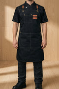 Ensemble Veste de Cuisine Professionnelle + Tablier - Tailles S à XL