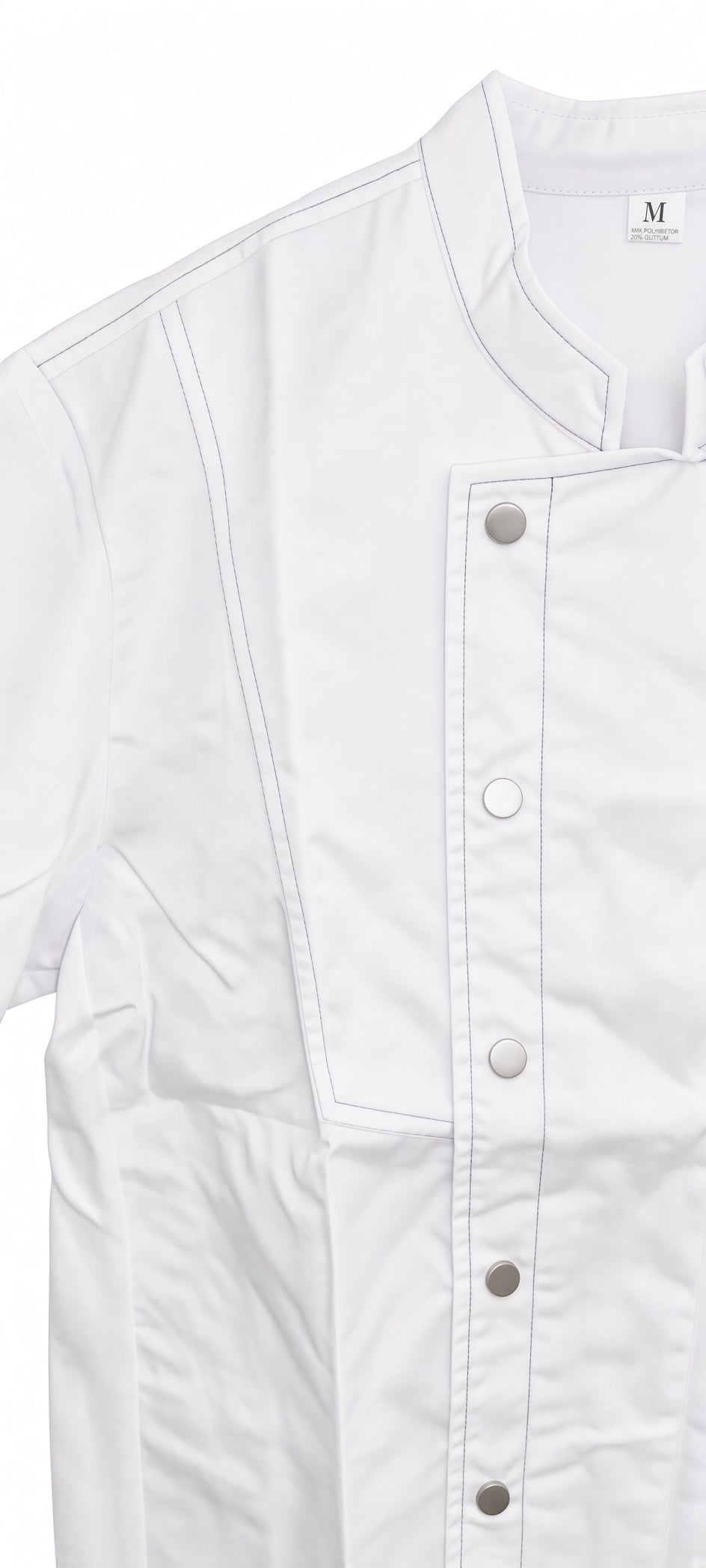 Veste Cuisine Denim Blanc Mesh Respirant – Chef Pro