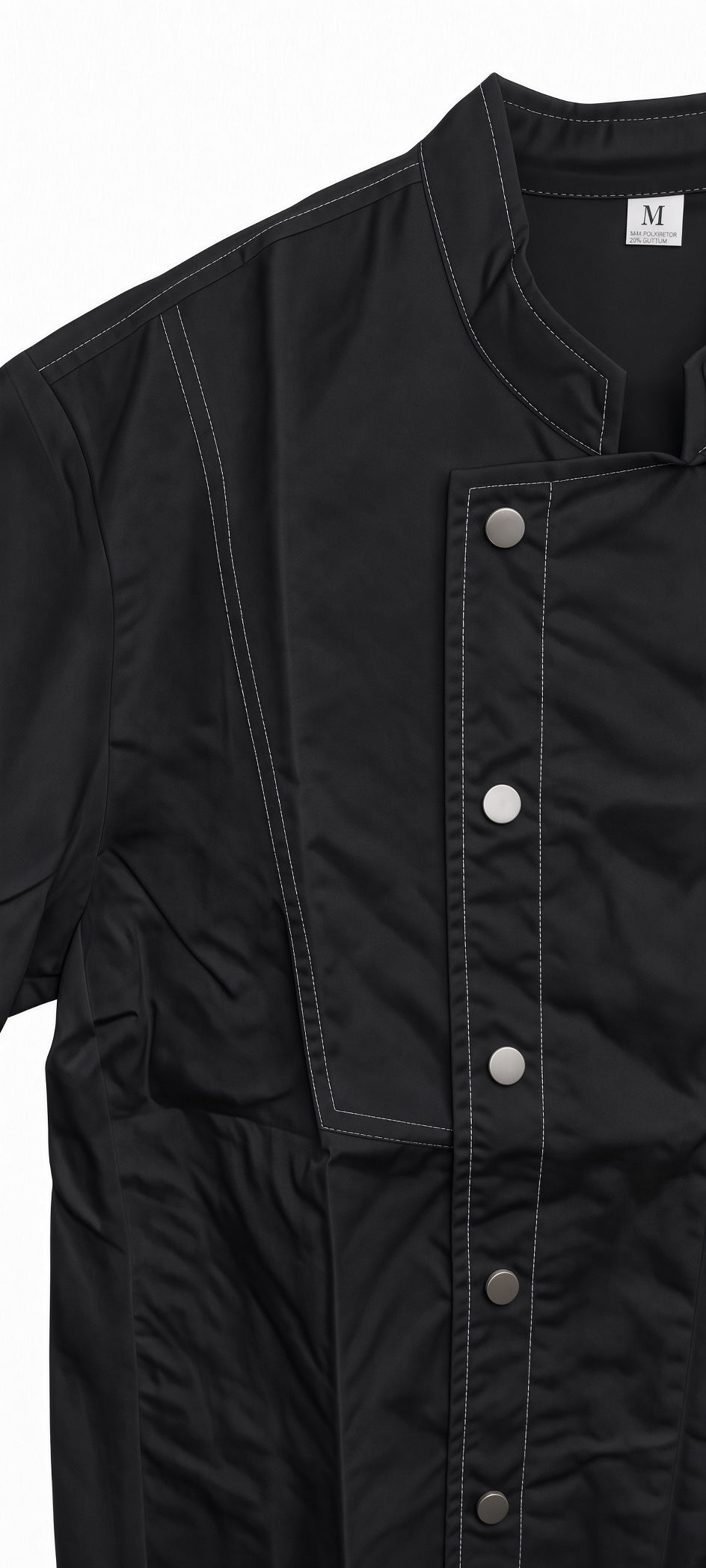 Lot 2 Vestes de cuisine professionnelle Noir Mesh – Cuisine Pro